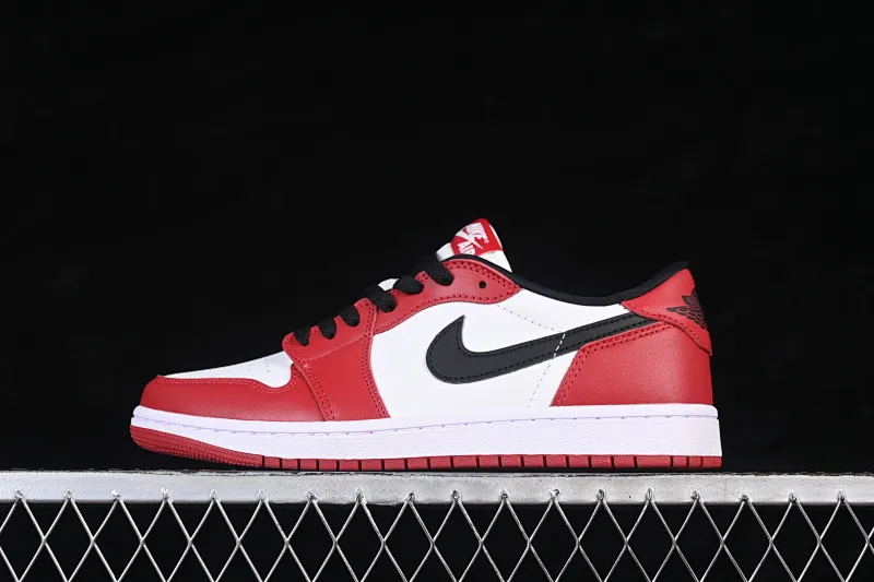 All categories Air Jordan Jordan series basketball shoes Air Jordan 1 Low G version pure original Air Jordan 1 Low OG AJ1 Joe 1 white red black hook low-top casual sneakers HQ6998-600